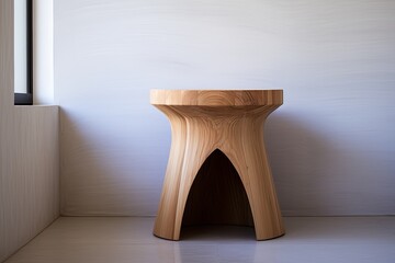 Wooden Stool Heaven: Calming Spa-Like Bathroom Inspirations with Minimalist Design