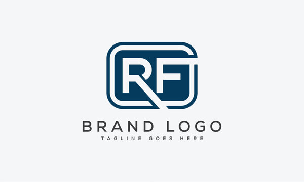 letter RF logo design vector template design for brand