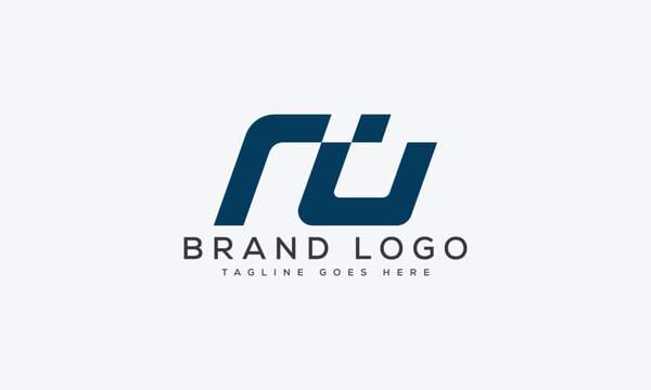 letter RU logo design vector template design for brand