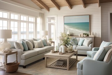 Coastal Cottage Living Room Ideas: Beach-Inspired Furnishings and Soft Colors Guide