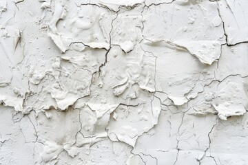 Copy Space White. Grunge Texture of Dirty White Paint Concrete Wall