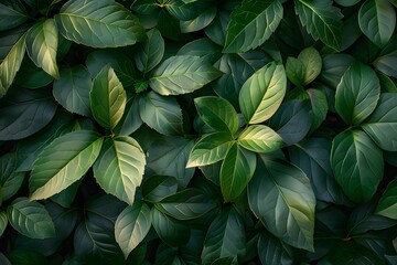 green leaves, background
