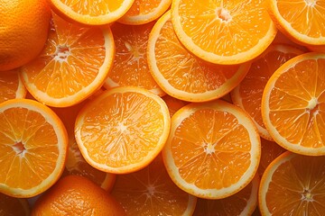 Oranges put together in a beautiful background, refreshing fruit, sweet, beautiful color, closeup, top view, background