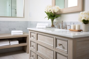 Serene Coastal Retreat: Beach-Inspired Bathroom Oasis Designs