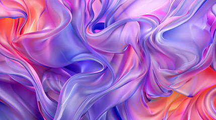 Obraz premium Abstract Silk Flow Artwork