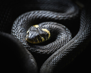 Natrix natrix snake