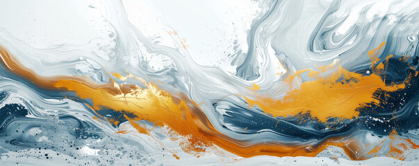 Oil color splash - abstract background