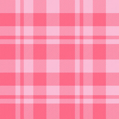 Check fabric seamless of tartan pattern plaid with a textile texture vector background.