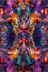 A Kaleidoscopic Journey Through Abstract Patterns and Geometric Shapes