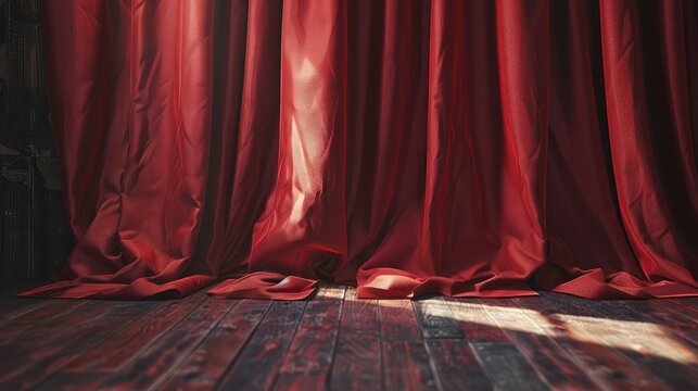 Red Curtain, Theater Curtain - Turkish translation : Red Theater Curtain
