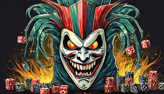 Master of Mischief: Intriguing Portrait of the Joker background and wallpaper