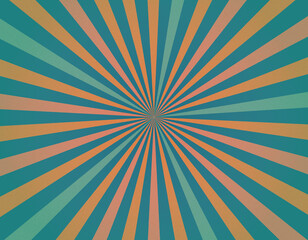 レトロポップな集中線　3　（集中線の部分に粒状テクスチャーを使用しております。）