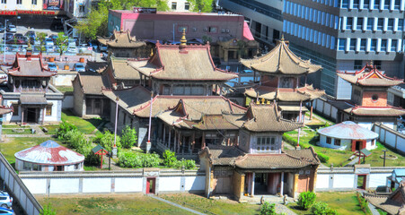 The Choijin Lama Temple monastery in Ulaanbaatar, Mongolia.