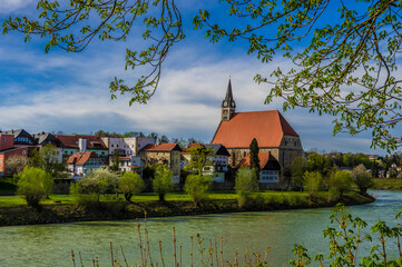 Fototapeta premium Laufen an der Salzach