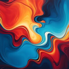wallpaper with different colors of abstract art