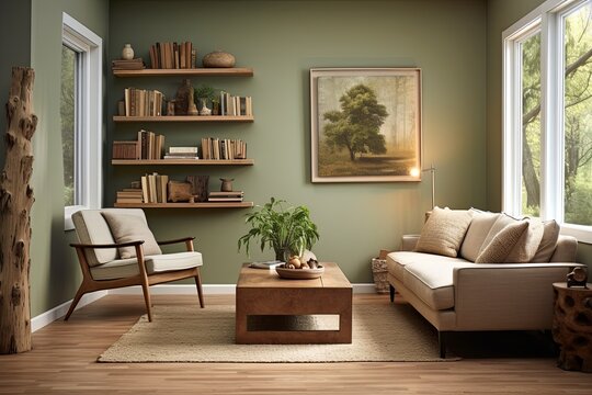 Low VOC Paint and Air Quality Tips for an Earthy Organic Living Room Decor