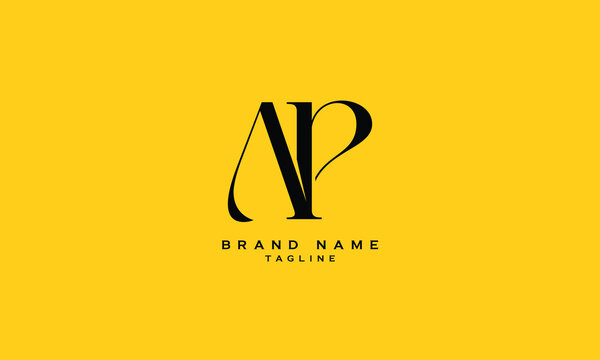 ANP, APN, NAP, NPA, PNA, PAN, AP, PA, NP, PN, Abstract initial monogram letter alphabet logo design