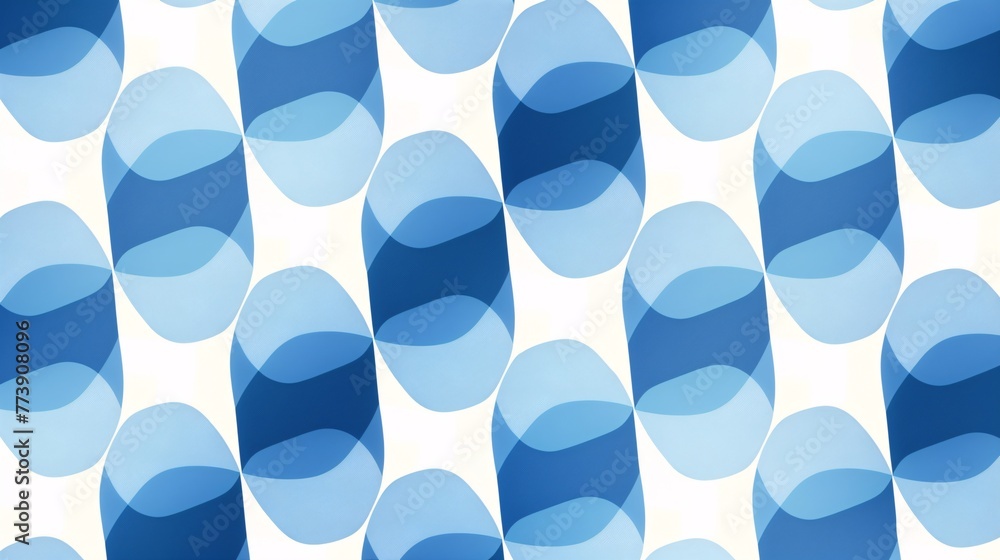 Poster splashing blue a monthly event of colorful waves generative ai