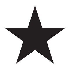 star vector logo. alone star.