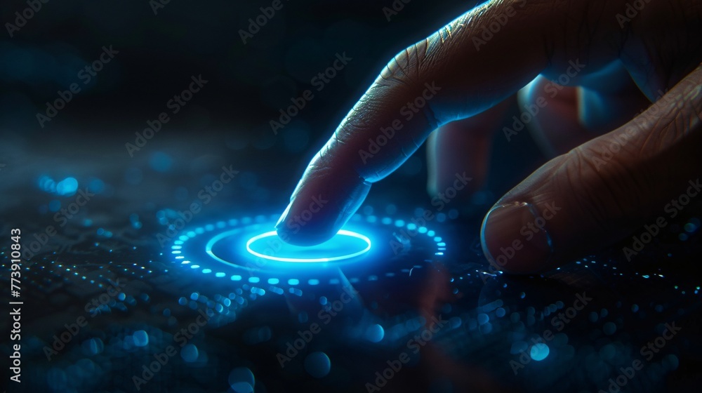 Poster touching the future a glimpse of the monthly tech trends generative ai