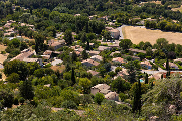 Fototapeta na wymiar view of the village of island