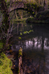 Puente de Piedra de Laiseka, entre Sopuerta y Galdames