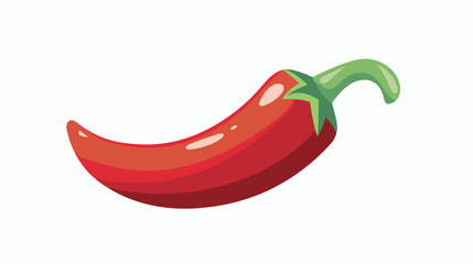 Chili icon vector image Flat vector isolated on white