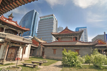 The Choijin Lama Temple monastery in Ulaanbaatar, Mongolia.