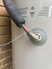 water leaking from hot water unit