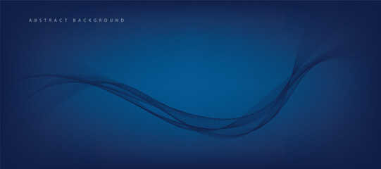 abstract blue background with waves
