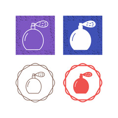 Perfume Bottle Vector Icon