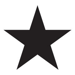 star vector logo. alone star. - obrazy, fototapety, plakaty