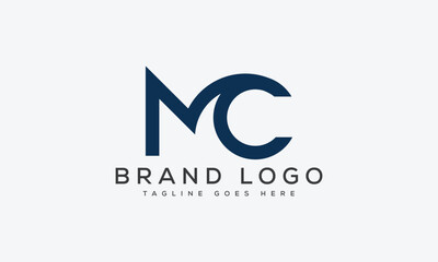 letter MC logo design vector template design for brand
