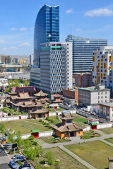 The Choijin Lama Temple monastery in Ulaanbaatar, Mongolia.