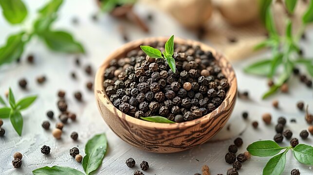 Peppercorns in a Bowl A Monthly Event Celebration Generative AI