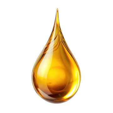 a oil drop isolated on transparent background. png