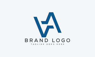 letter VA logo design vector template design for brand