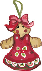 Toy illustration on transparent background.
