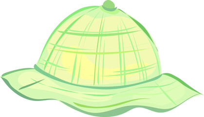 Hat illustration on transparent background.
