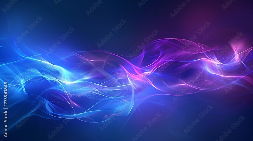 Poster purple fusion a blend of light and color generative ai