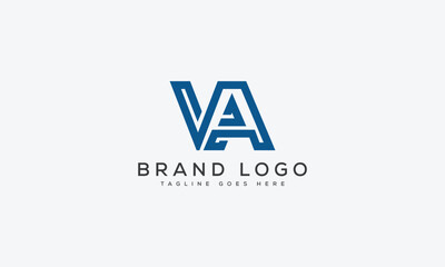 letter VA logo design vector template design for brand