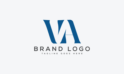 letter VA logo design vector template design for brand