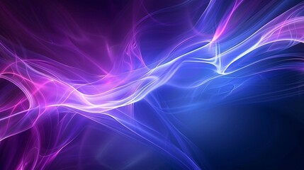 Obraz premium Purple and Blue Swirls A Colorful Blend for the Month of April Generative AI