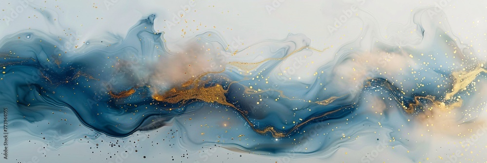 Poster golden glow of the month a sparkling spectacle of light generative ai