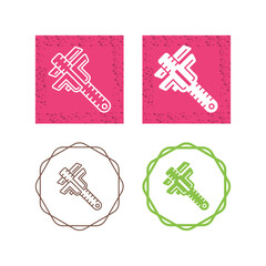 Caliper Vector Icon