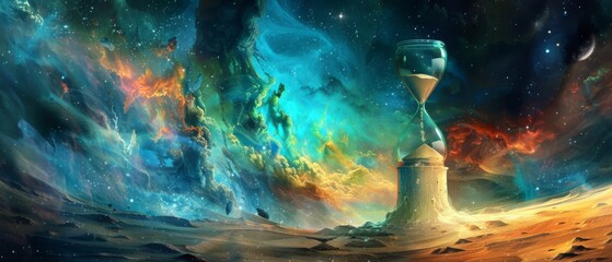 Cosmic Sands of Time: A Stellar Hourglass Nebula Transformation