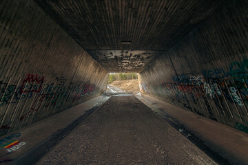 Tunnel under Karelia highway in Finland