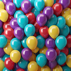 lots of colorful balls. festive background. for postcards , banners, posters, advertisements