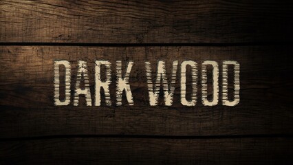 Dark Wood Clean Intro Template - obrazy, fototapety, plakaty