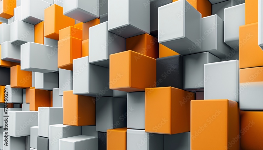 Poster cubed the modern art of blocks generative ai